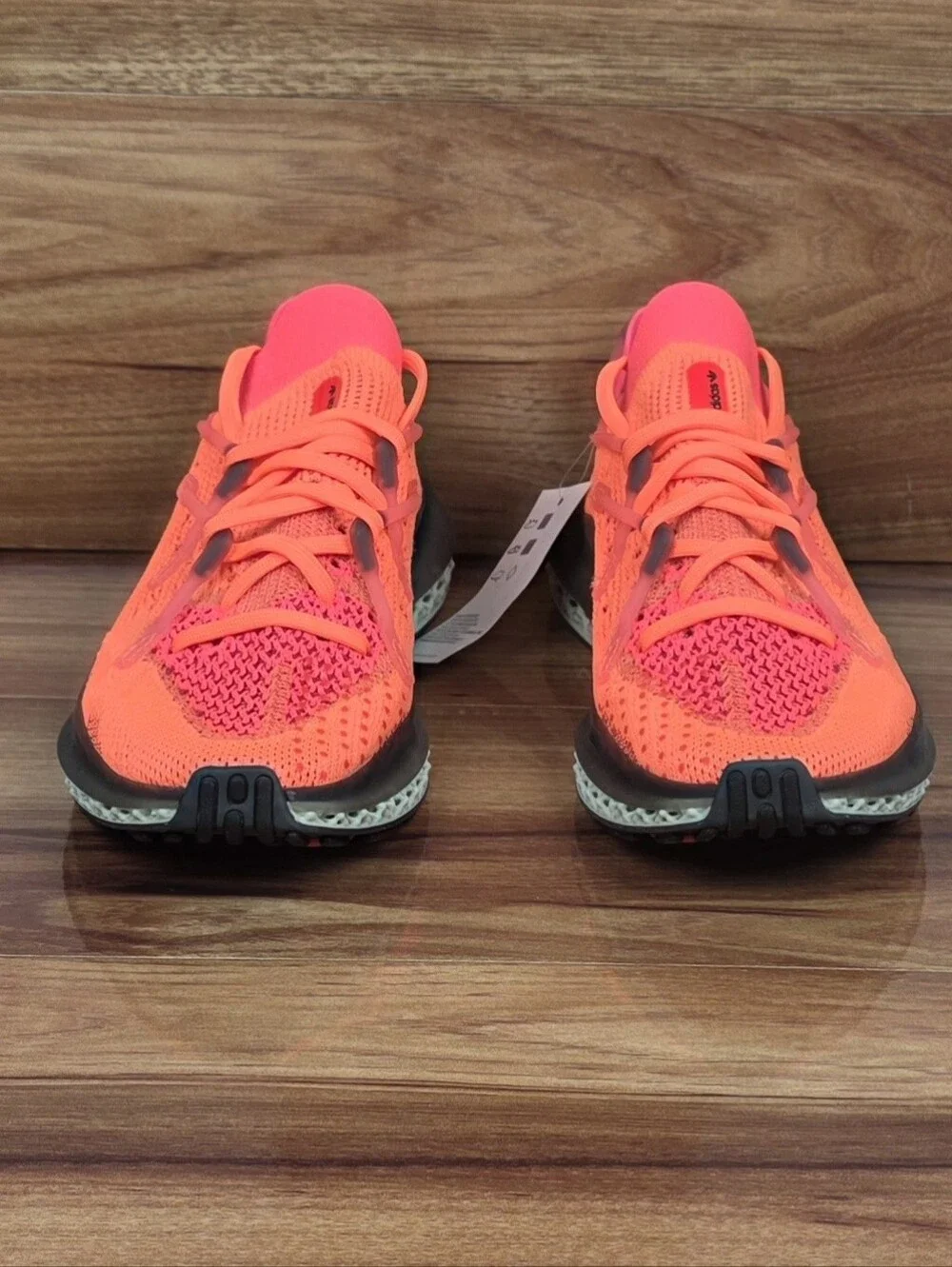 Adidas 4D Fusio Screaming Orange FY5929 Primeknit Mens Size 6 Women's Size 7.5